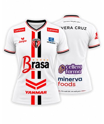CAMISA DE JOGO PRIMAVERA BRANCO BABY LOOK